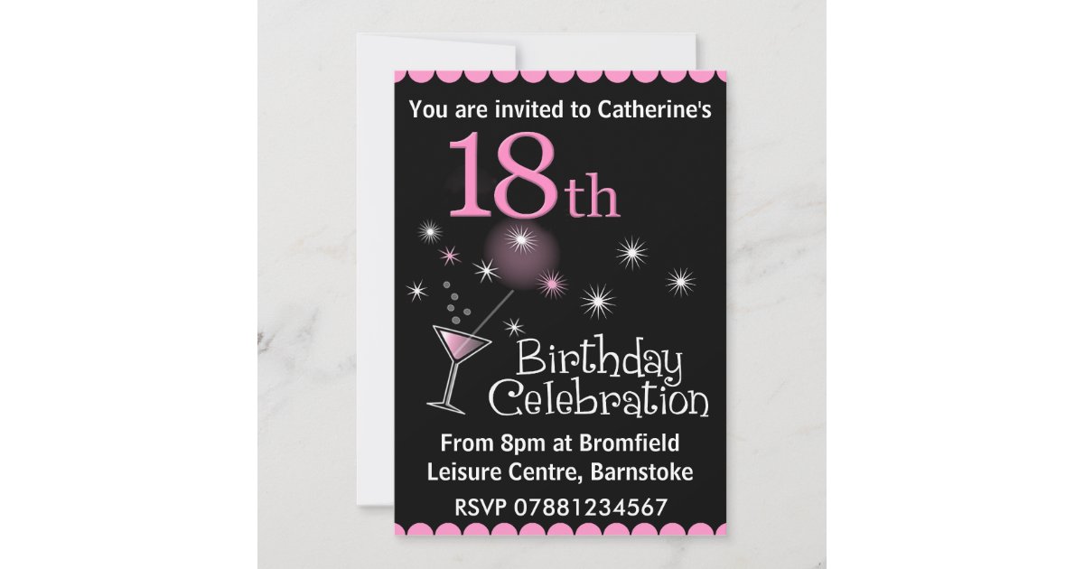 18th Birthday Party Invitation | Zazzle