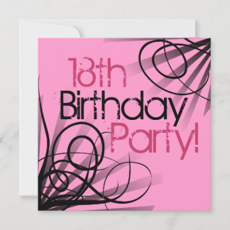 18th Birthday Party Invitations