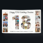 18th Birthday Party Number 18 Photo Collage<br><div class="desc">Mark eighteen years of wonderful memories and adventures with this captivating 18th Birthday Number Photo Collage. This customisable template is the perfect blend of creativity and sentiment, allowing you to create a truly memorable gift for your loved one's special day. Capture the essence of incredible years in a single masterpiece...</div>