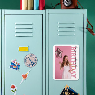 18th Birthday Photo college Party Magnet
