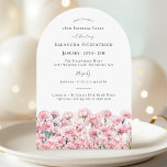 18th Birthday Pink Carnation January Birth Flower Invitation<br><div class="desc">Perfect invitation for an January birthday party. Carnation is the birth flower for that month. It forms a pretty watercolor bottom border on this floral invitation template. All text is editable</div>