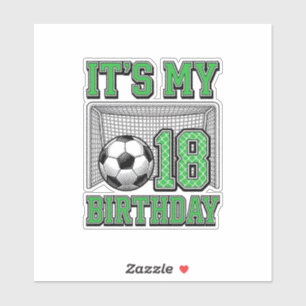 18th Birthday Soccer Vintage