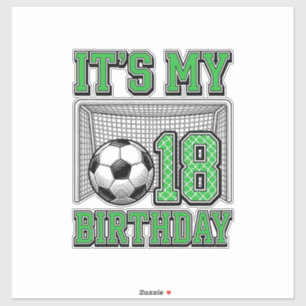 18th Birthday Soccer Vintage