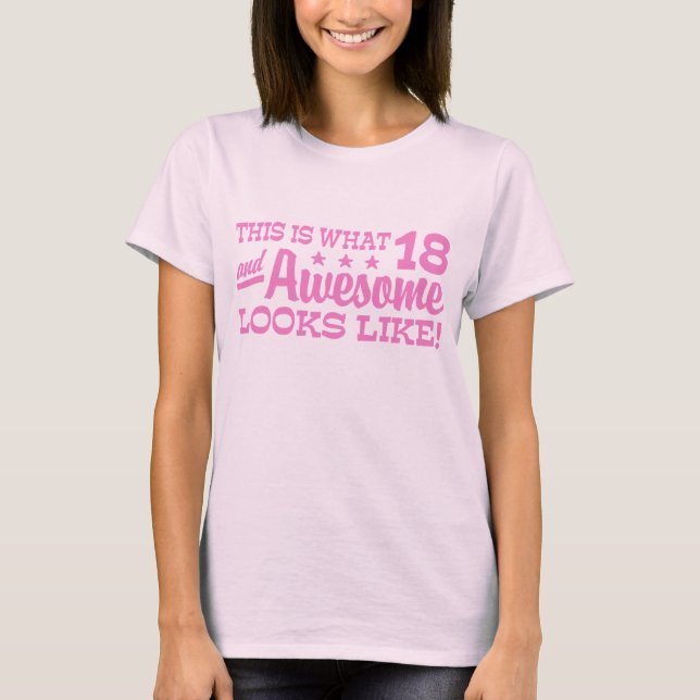 18th Birthday T-Shirt (Front)