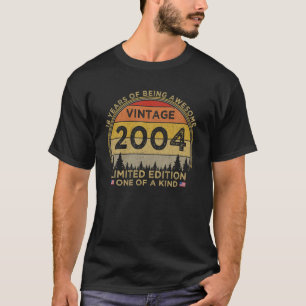 18Th Birthday Vintage 2004 Limited Edition Patriot T-Shirt