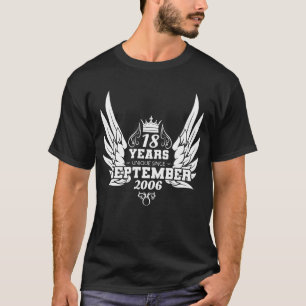 18th birthday wings unique since September 2006 T-Shirt