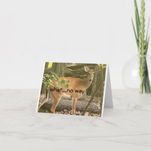 **18th** BIRTHDAY WISHES FROM ASTONISHED DEER Card