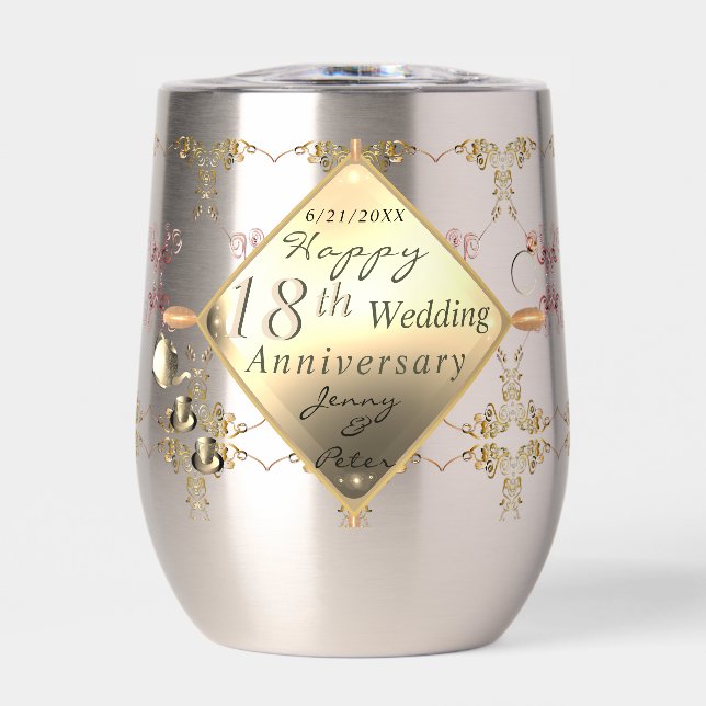 18th Cat's Eye Wedding Anniversary  (Front)