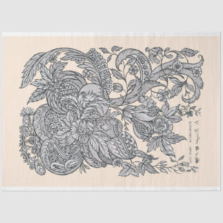 18th Century Fabric Design Tissue Paper