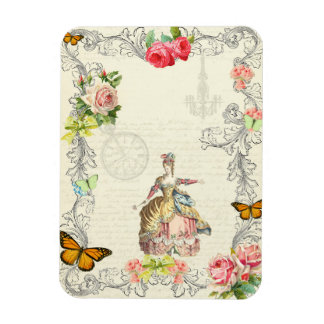 18th century fashion magnet vintage collage