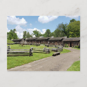 18th Century Fort Boonesborough in Kentucky Postcard
