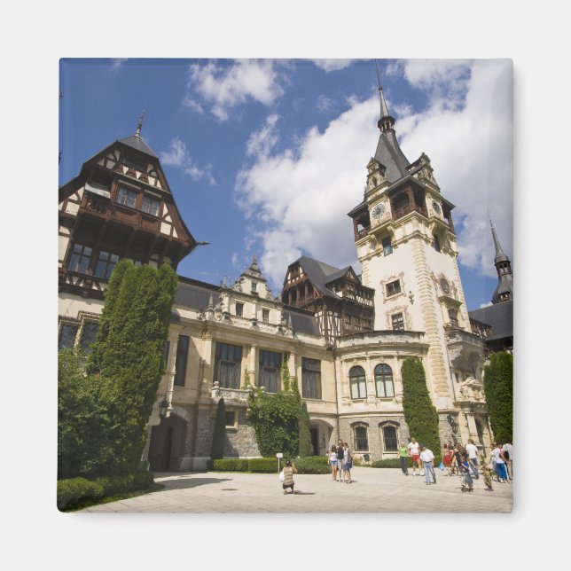 18th Century Peles Castle, Sinaia, Romania, 2 Magnet (Front)