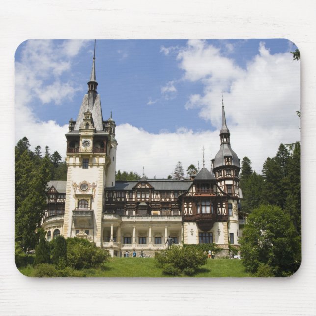 18th Century Peles Castle, Sinaia, Romania, Mouse Mat (Front)