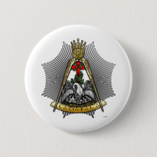 18th Degree: Knight of the Rose Croix 6 Cm Round Badge