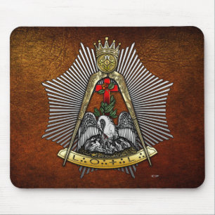 18th Degree: Knight of the Rose Croix Mouse Mat