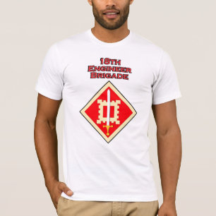 18th Engineer Brigade shoulder patch T-shirt
