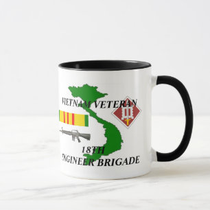 18th Engineer Brigade Vietnam Veteran Coffee Mugs