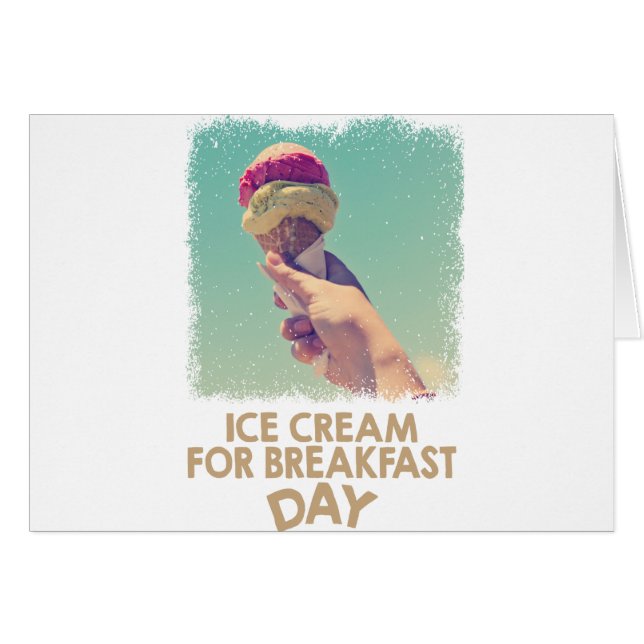 18th February - Eat Ice Cream For Breakfast Day (Front Horizontal)