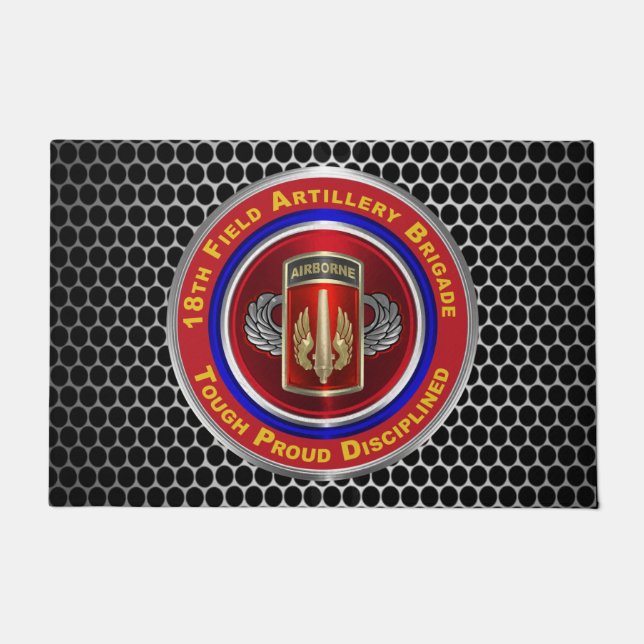 18th Field Artillery Brigade Airborne Doormat (Front)