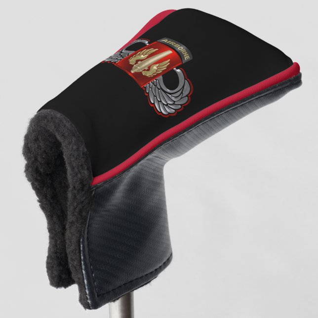 18th Field Artillery Brigade (Airborne) Golf Head Cover (3/4 Front)