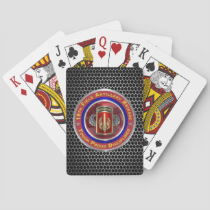 18th Field Artillery Brigade  Playing Cards