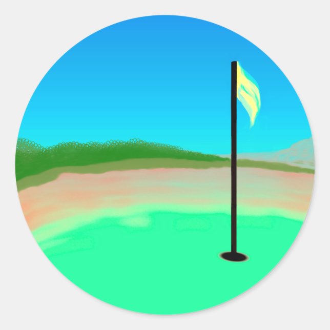 18th Hole Sticker (Front)