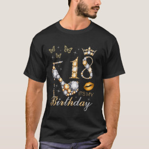 18th It's My Birthday Party 18 Years Old 18th B-da T-Shirt