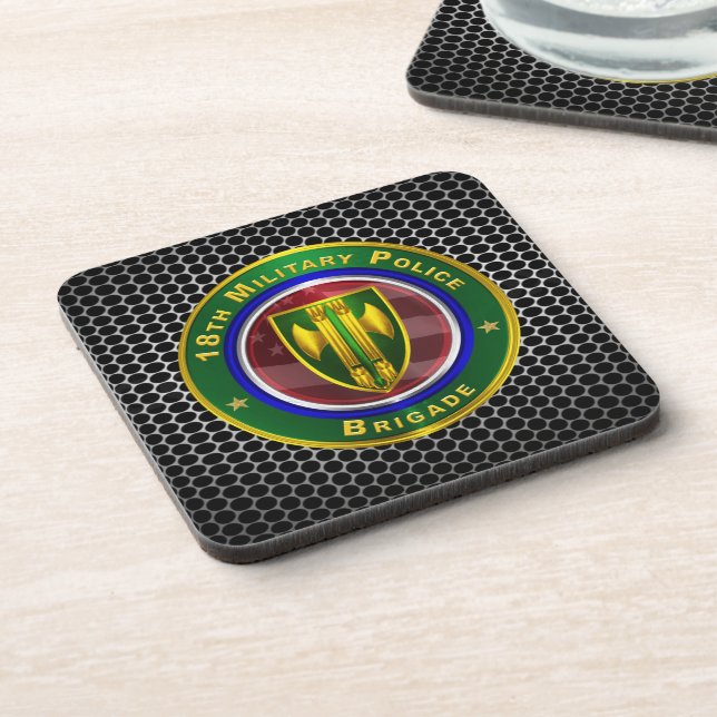18th Military Police Brigade Coaster (Left Side)