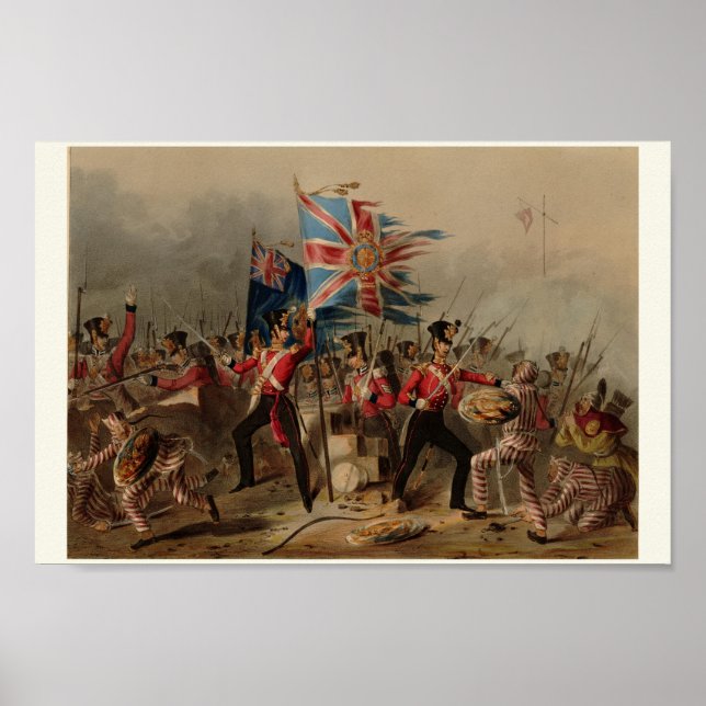 18th Royal Irish Regiment at Amoy China Poster (Front)