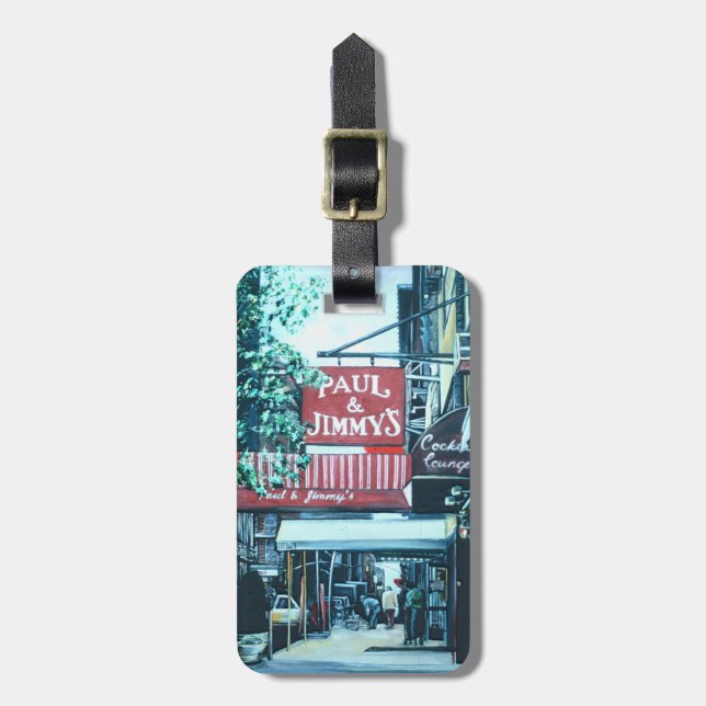 18th Street Sparkle Luggage Tag (Front Vertical)