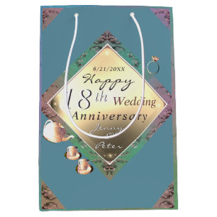 18th Wedding Anniversary Gift Bag
