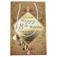 18th Wedding Anniversary Porcelain Cat's Eye Med