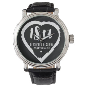 18th Wedding anniversary traditional porcelain Watch