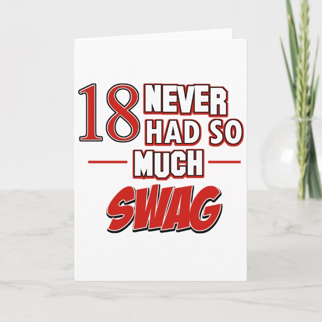 18th year anniversary card (Front)