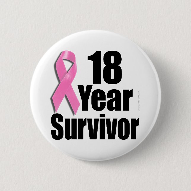 18y Survivor Des 1.png 6 Cm Round Badge (Front)