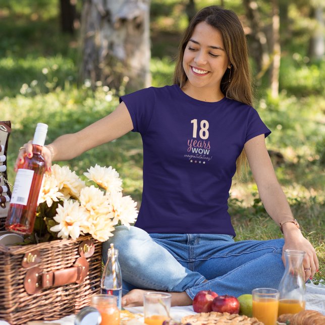 18Years Wow Congratulations T-Shirt (Creator Uploaded)