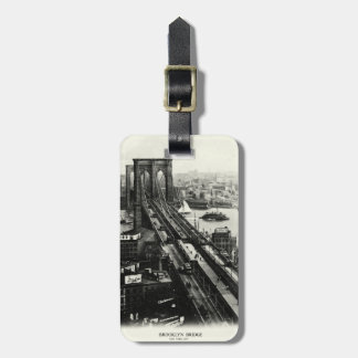 1900 Brooklyn Bridge Luggage Tag