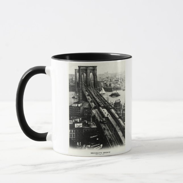 1900 Brooklyn Bridge Mug (Left)