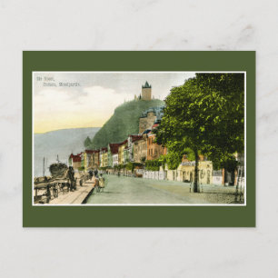 1900 Cochem Mosel Moselle river Germany Postcard