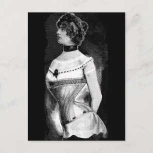 1900 Corset Ad Postcard