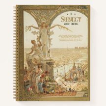 1900 Paris Exhibition Poster Bullet Journal
