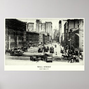 1900 Wall Street Poster