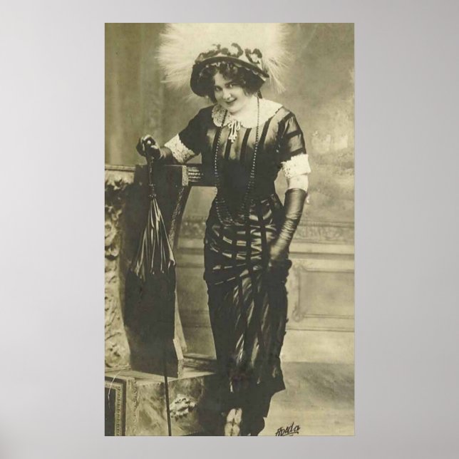 1900's fancy woman poster (Front)