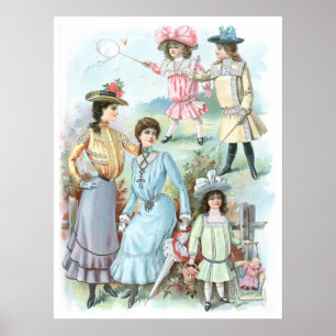 1900s Fashion Poster