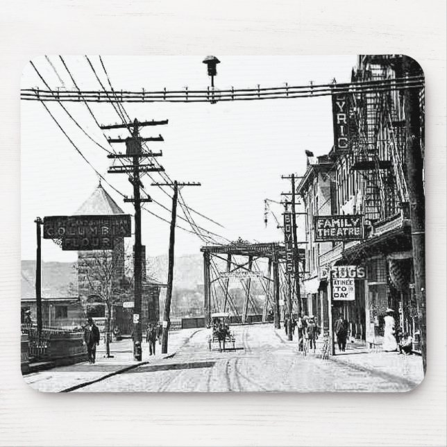 1900's Pittston Pa.ousepad Mouse Mat (Front)