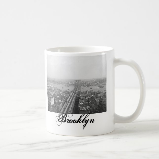 1901 Brooklyn Bridge NY Mug (Right)