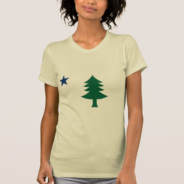 1901 Maine Flag T-Shirt (Front)