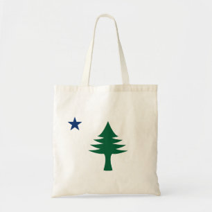 1901 Maine Flag Tote Bag