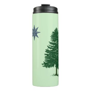 1901 Maine Flag - Vintage Style Thermal Tumbler