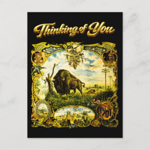 1901 Pan American Expo Buffalo NY Thinking of You Postcard
